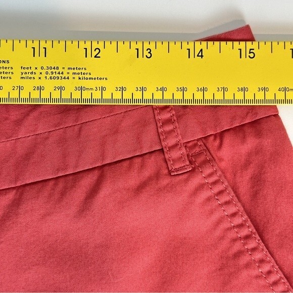 J. Crew Factory Dusty Red 3 inch Chino Shorts 2 - Picture 5 of 7
